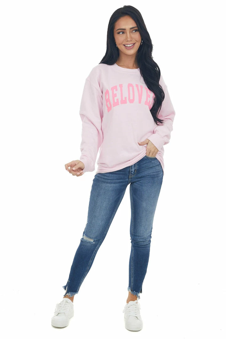 Blume+Co Tops Cherry Blossom 'Beloved' Graphic Sweatshirt 12 Blume+Co Tops Cherry Blossom 'Beloved' Graphic Sweatshirt