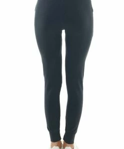 HYFVE Black Elastic Waist Drawstring Knit Joggers