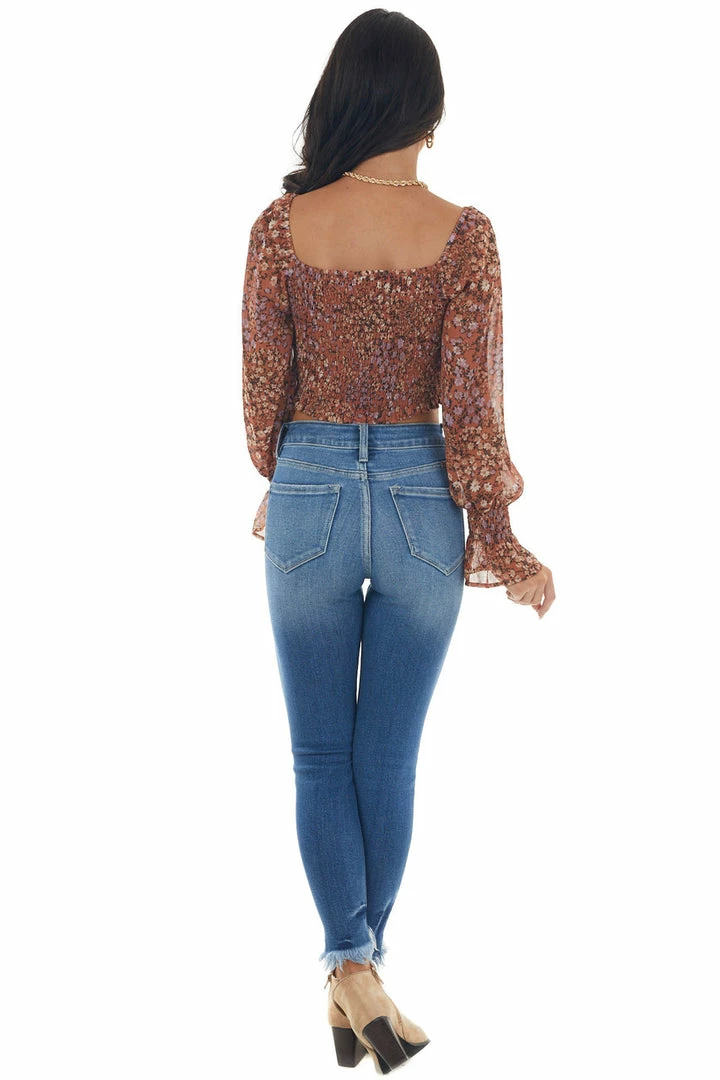 Illa Illa Tops Marmalade Ditsy Floral Print Woven Crop Top 15 Illa Illa Tops Marmalade Ditsy Floral Print Woven Crop Top