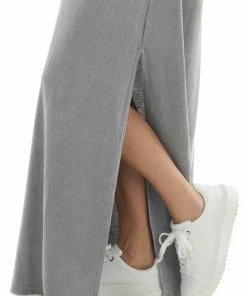 Peach Love Maxi Dresses Steel Short Sleeve V Neck Maxi Tee Shirt Dress 14 Peach Love Maxi Dresses Steel Short Sleeve V Neck Maxi Tee Shirt Dress