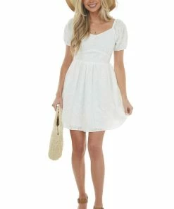 Jodifl Dresses Off White Eyelet Lace Empire Waist Short Dress 23 Jodifl Dresses Off White Eyelet Lace Empire Waist Short Dress