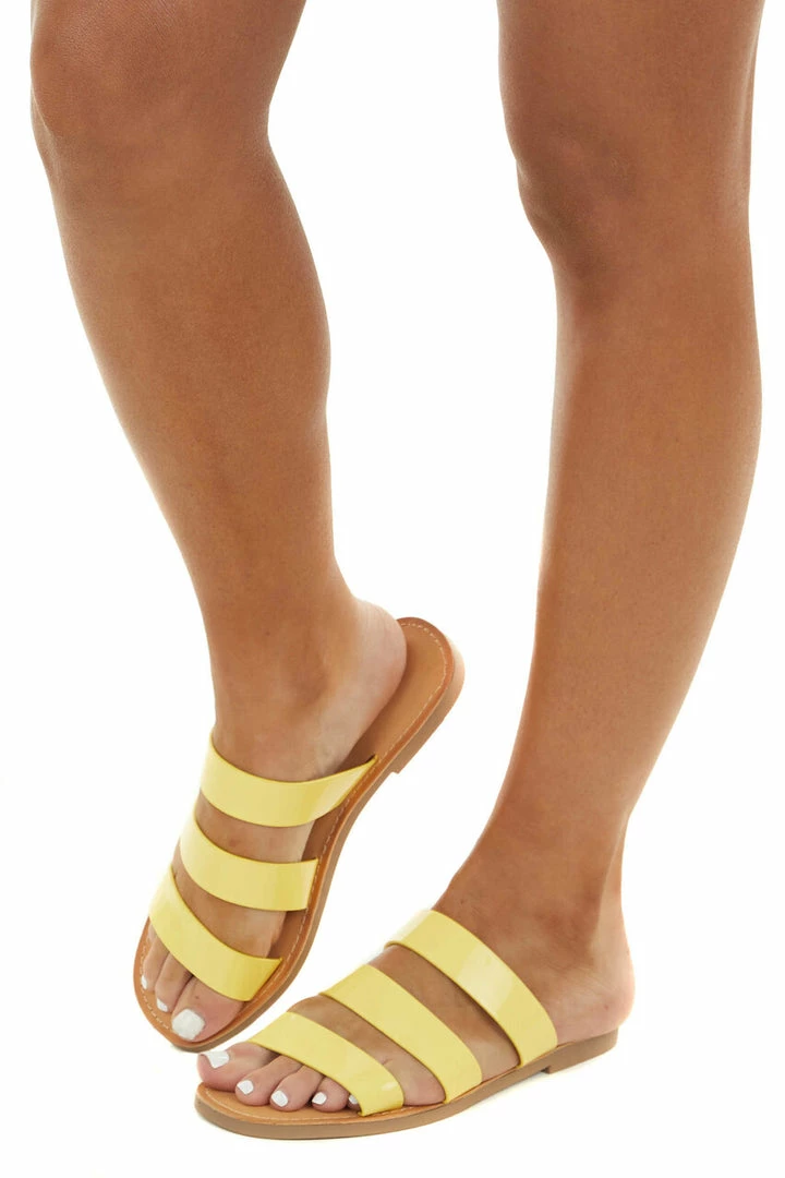 FORTUNE DYNAMIC Sunshine Triple Strap Square Toe Sandals 9 FORTUNE DYNAMIC Sunshine Triple Strap Square Toe Sandals