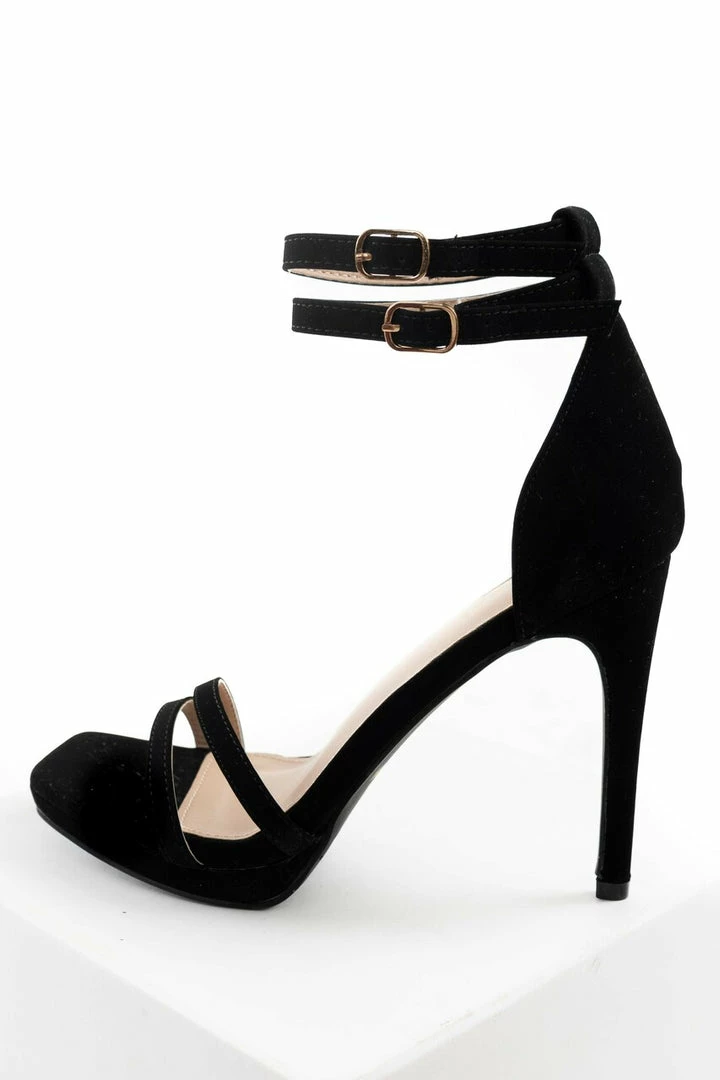 CJ Shoes Black Square Toe Platform Stiletto High Heels 9 CJ Shoes Black Square Toe Platform Stiletto High Heels