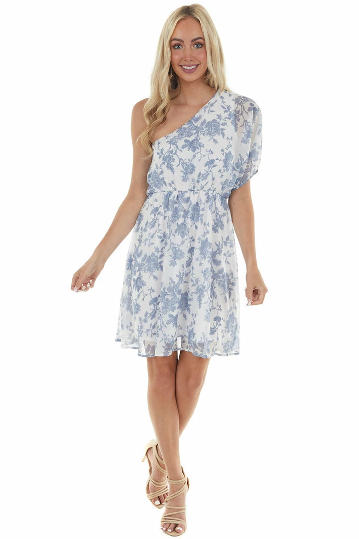 Gilli Pearl Floral Print One Shoulder Short Dress Dresses 15 Gilli Pearl Floral Print One Shoulder Short Dress Dresses