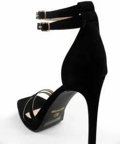 CJ Shoes Black Square Toe Platform Stiletto High Heels 21 CJ Shoes Black Square Toe Platform Stiletto High Heels