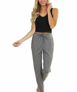 Mono B Bottoms Stormy Side Paneled Joggers With Drawstring And Side Pockets 14 Mono B Bottoms Stormy Side Paneled Joggers With Drawstring And Side Pockets