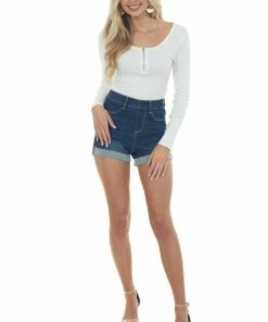 143 Story Tops Off White Henley Zipper Long Sleeve Bodysuit 25 143 Story Tops Off White Henley Zipper Long Sleeve Bodysuit