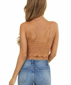 Wishlist Accessories Dusty Apricot Floral Lace Bralette With Scalloped Details 16 Wishlist Accessories Dusty Apricot Floral Lace Bralette With Scalloped Details