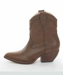 L.A Shoe King Shoes Vintage Spice Faux Leather Western Style Boots