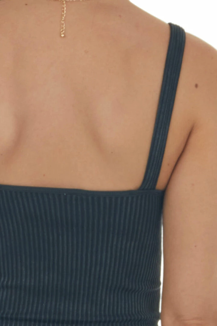 Wishlist Accessories Charcoal Mineral Wash Ribbed Padded Bralette 7 Wishlist Accessories Charcoal Mineral Wash Ribbed Padded Bralette