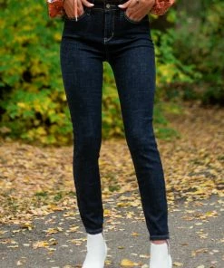 Judy Blue Dark Wash High Waisted Stretchy Skinny Jeans