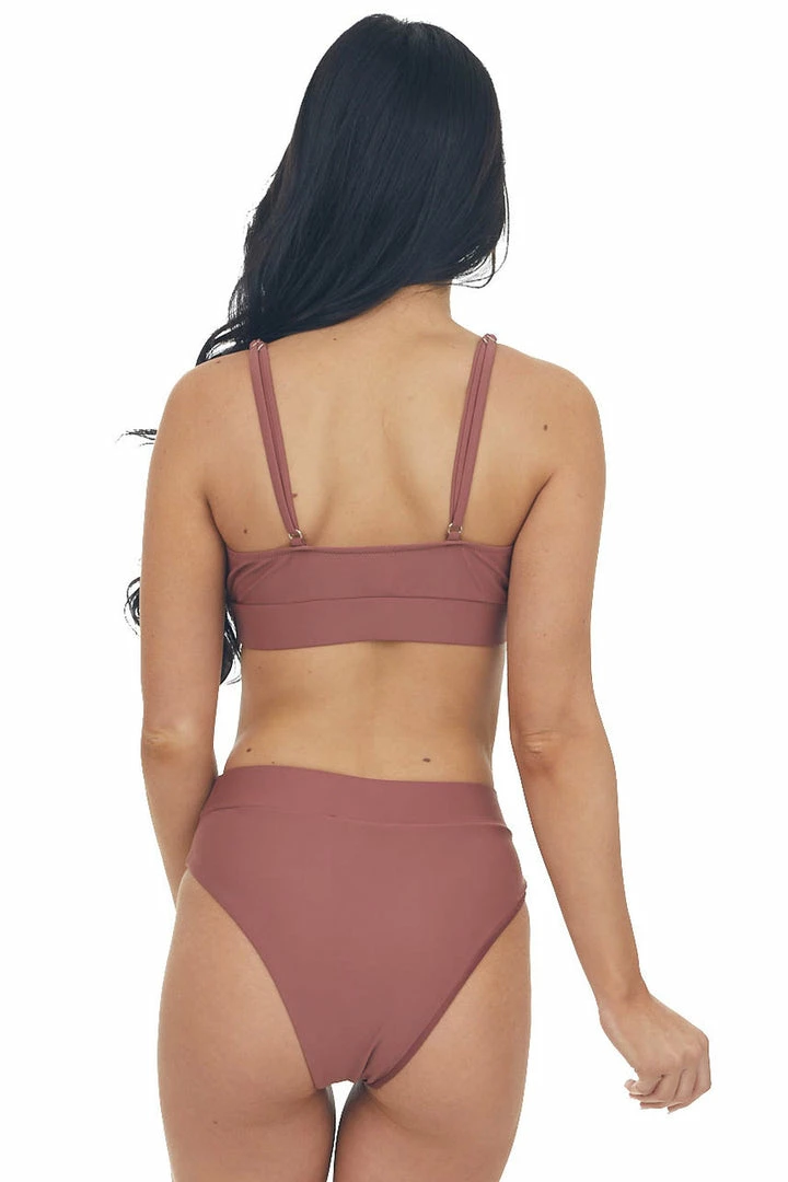 Mermaid Swimwear Sienna Ruched Scoop Neck High Leg Bikini Set Accessories 11 Mermaid Swimwear Sienna Ruched Scoop Neck High Leg Bikini Set Accessories