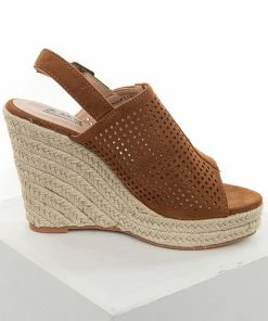 Shoe Shoe Train Shoes Cognac Square Laser Cut Out Espadrille Sling Back Wedges 19 Shoe Shoe Train Shoes Cognac Square Laser Cut Out Espadrille Sling Back Wedges