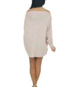 Lime Lush Tops Blush Off Shoulder Loose Dolman Brushed Top 31 Lime Lush Tops Blush Off Shoulder Loose Dolman Brushed Top