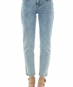Cello Jeans Bottoms Medium Acid Wash Straight Fit High Rise Jeans 14 Cello Jeans Bottoms Medium Acid Wash Straight Fit High Rise Jeans