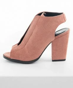 East Lion Corp. Shoes Punch Bungee Laced Peep Toe Sling Back Booties