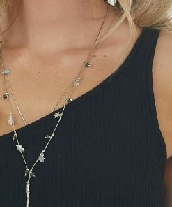 LE LIS Black Ribbed Knit Sleeveless One Shoulder Crop Top