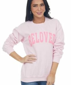 Blume+Co Tops Cherry Blossom 'Beloved' Graphic Sweatshirt 26 Blume+Co Tops Cherry Blossom 'Beloved' Graphic Sweatshirt