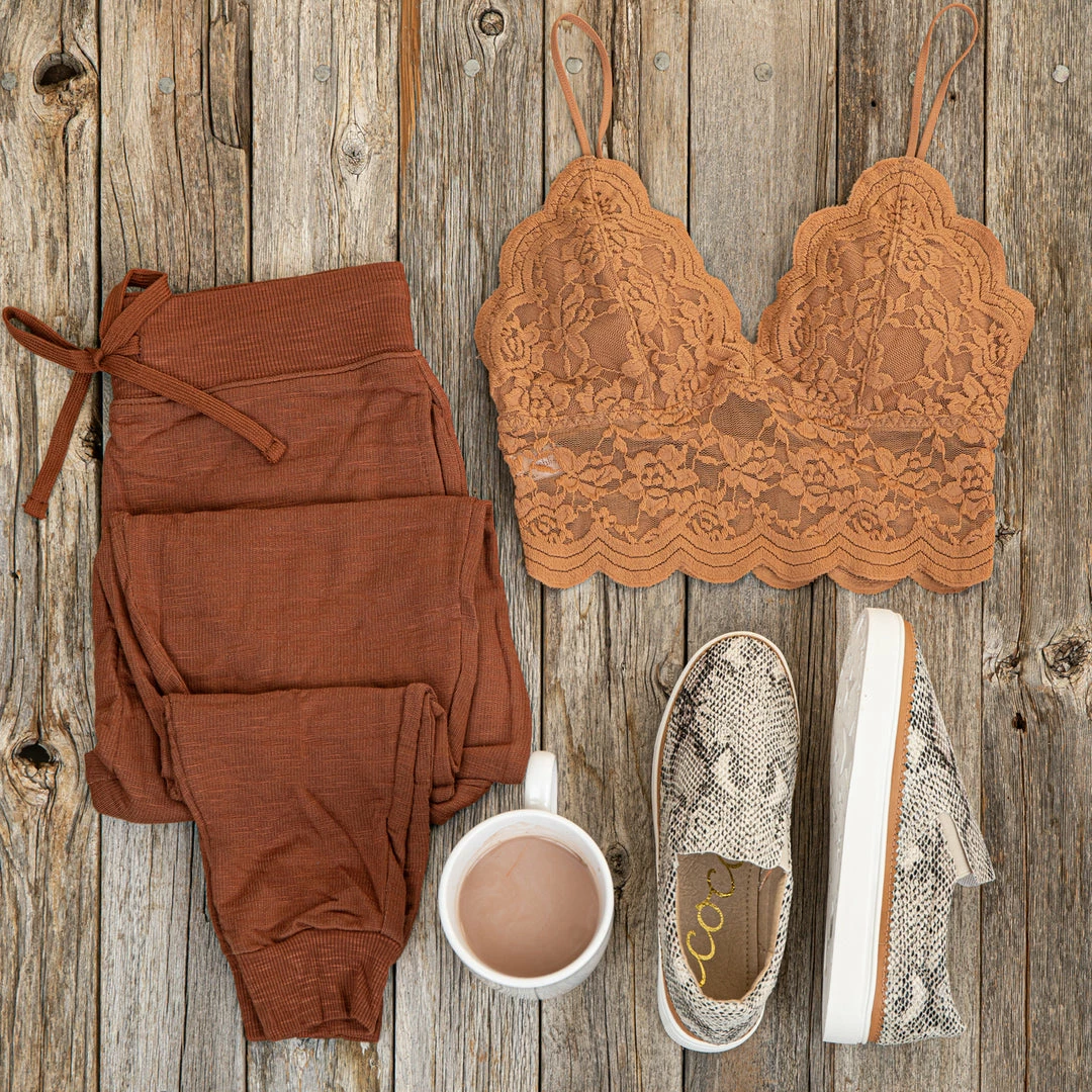 Wishlist Accessories Dusty Apricot Floral Lace Bralette With Scalloped Details 10 Wishlist Accessories Dusty Apricot Floral Lace Bralette With Scalloped Details