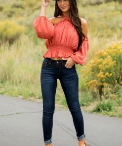 KanCan Dark Wash Skinny Denim Jeans With Subtle Whiskering Detail Bottoms