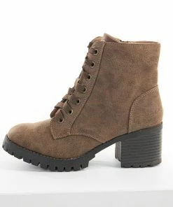 JP ORIGINAL CORP Shoes Warm Walnut Faux Leather Lace Up Combat Boots 19 JP ORIGINAL CORP Shoes Warm Walnut Faux Leather Lace Up Combat Boots