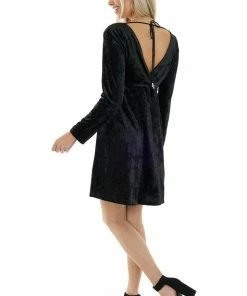 Umgee Dresses Black Velvet V Neck Lace Trim Short Dress 27 Umgee Dresses Black Velvet V Neck Lace Trim Short Dress