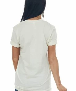 Blume+Co Ivory Desert 'Beer & Tacos' Graphic Tee Tops