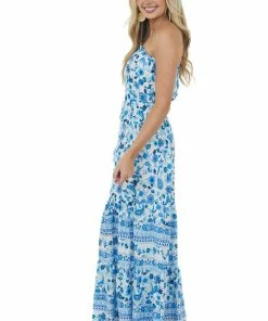 Aakaa Ivory Floral Print Strapless Front Waist Tie Dress Dresses 15 Aakaa Ivory Floral Print Strapless Front Waist Tie Dress Dresses