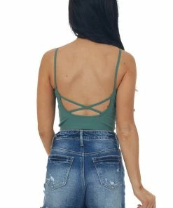 By Together Tops Juniper Ribbed Knit Brami With Criss Cross Back 12 By Together Tops Juniper Ribbed Knit Brami With Criss Cross Back