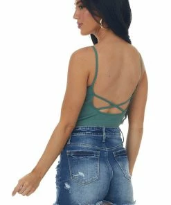 By Together Tops Juniper Ribbed Knit Brami With Criss Cross Back 11 By Together Tops Juniper Ribbed Knit Brami With Criss Cross Back