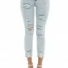 Cello Jeans Light Acid Wash High Rise Cropped Skinny Jeans Bottoms 1 Cello Jeans Light Acid Wash High Rise Cropped Skinny Jeans Bottoms