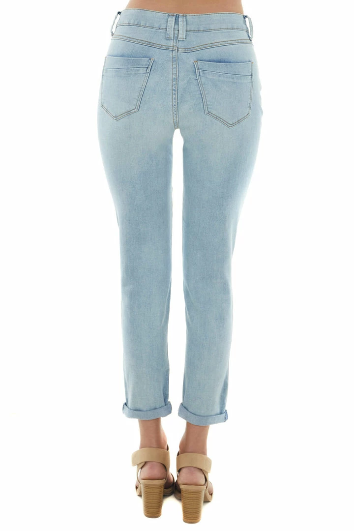 4 What Its Worth Light High Rise Multi Button Fly Mom Jeans 7 4 What Its Worth Light High Rise Multi Button Fly Mom Jeans