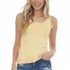 Nikibiki Light Marigold Seamless Long Tank Top Tops