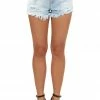 KanCan Light Wash Denim Distressed Shorts With Pastel Print Tears Bottoms 2 KanCan Light Wash Denim Distressed Shorts With Pastel Print Tears Bottoms