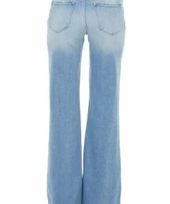 KanCan Light Wash High Rise Wide Relaxed Denim Jeans Bottoms