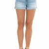 KanCan Light Wash High Waisted Denim Shorts With Cuffed Hem 2 KanCan Light Wash High Waisted Denim Shorts With Cuffed Hem