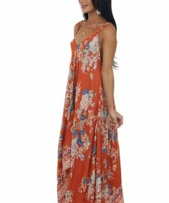 ANGIE Dresses Marmalade Floral Print Handkerchief Hemline Dress 15 ANGIE Dresses Marmalade Floral Print Handkerchief Hemline Dress