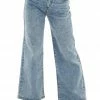 Sneak Peek Bottoms Medium Acid Wash High Rise Wide Leg Jeans