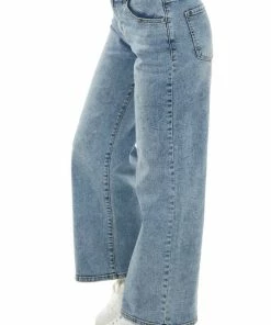 Sneak Peek Bottoms Medium Acid Wash High Rise Wide Leg Jeans 11 Sneak Peek Bottoms Medium Acid Wash High Rise Wide Leg Jeans