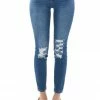 Cello Jeans Medium Mid Rise Distressed Knee Skinny Jeans Bottoms
