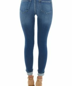 KanCan Medium Wash High Rise Button Fly Skinny Jeans Bottoms 9 KanCan Medium Wash High Rise Button Fly Skinny Jeans Bottoms