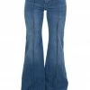 Flying Tomato Medium Wash High Rise Center Seam Flare Jeans Bottoms 1 Flying Tomato Medium Wash High Rise Center Seam Flare Jeans Bottoms