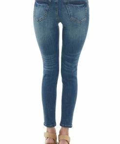 Special A Bottoms Medium Wash Mid Rise Ankle Skinny Jeans 12 Special A Bottoms Medium Wash Mid Rise Ankle Skinny Jeans