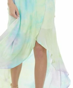 Main Strip Multicolor Tie Dye Maxi Dress Dresses