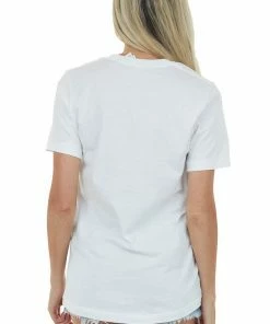 Wknder Off White 'Summer Babe' Graphic Knit Tee