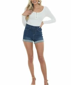 143 Story Tops Off White Henley Zipper Long Sleeve Bodysuit 19 143 Story Tops Off White Henley Zipper Long Sleeve Bodysuit