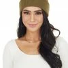 Olive & Pique Olive Solid Comfy Knit Basic Beanie