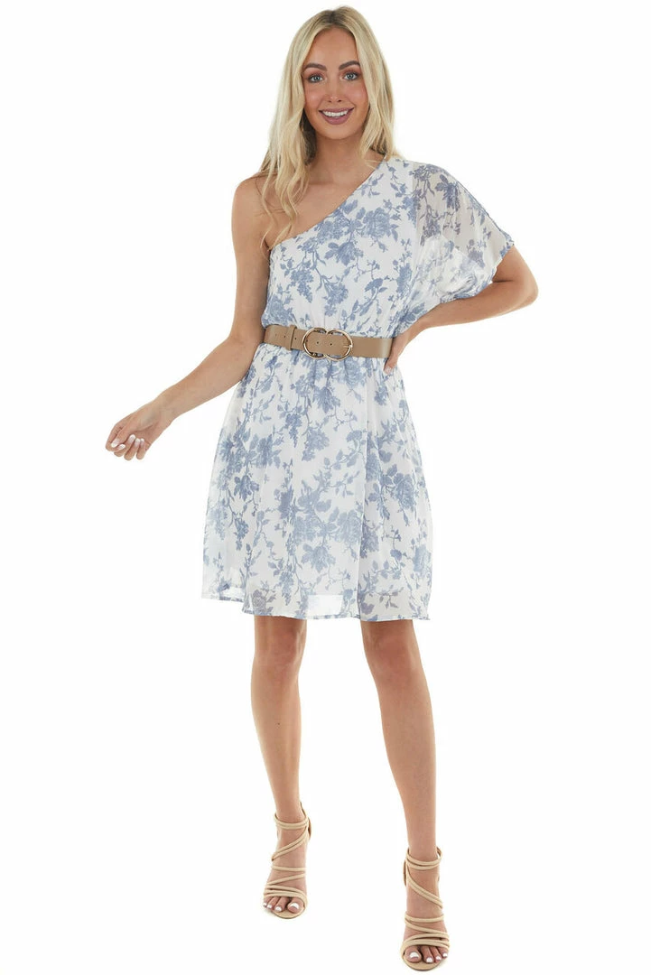 Gilli Pearl Floral Print One Shoulder Short Dress Dresses 7 Gilli Pearl Floral Print One Shoulder Short Dress Dresses