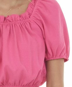 143 Story Raspberry Ruched Waist Textured Bodysuit Tops 22 143 Story Raspberry Ruched Waist Textured Bodysuit Tops