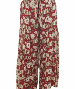 Jodifl Ruby Floral Print High Waist Flowy Pants